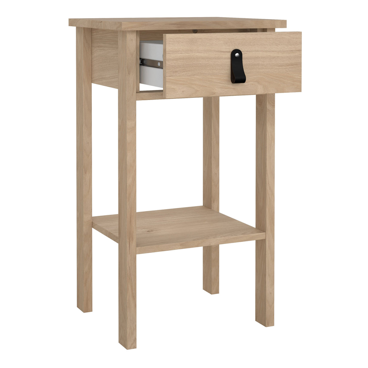 Furniture To Go Barcelona Bedside Table with 1 Drawers in Jackson Hickory Oak