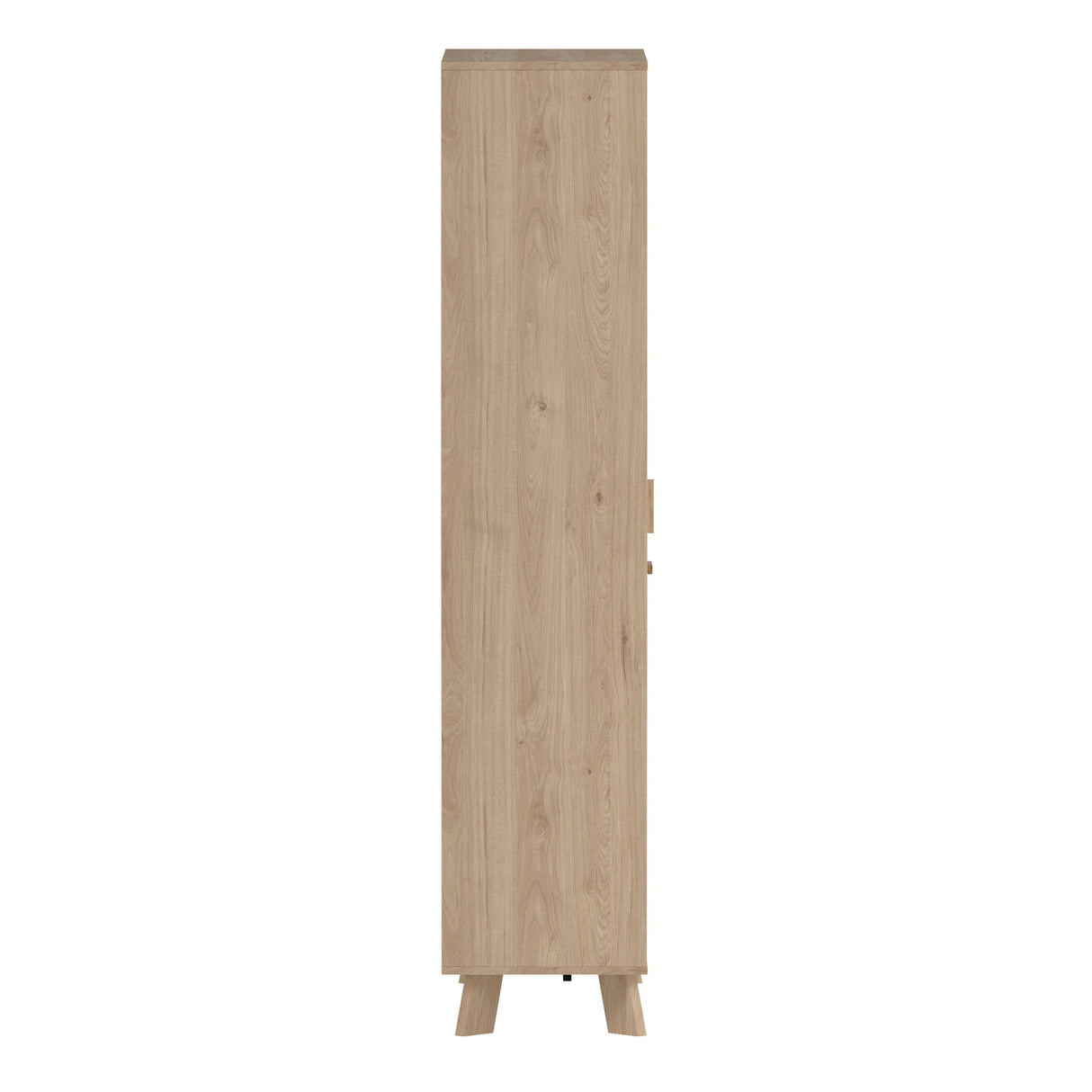 Furniture To Go Ikast China Cabinet 2 Doors in Jackson Hickory and White