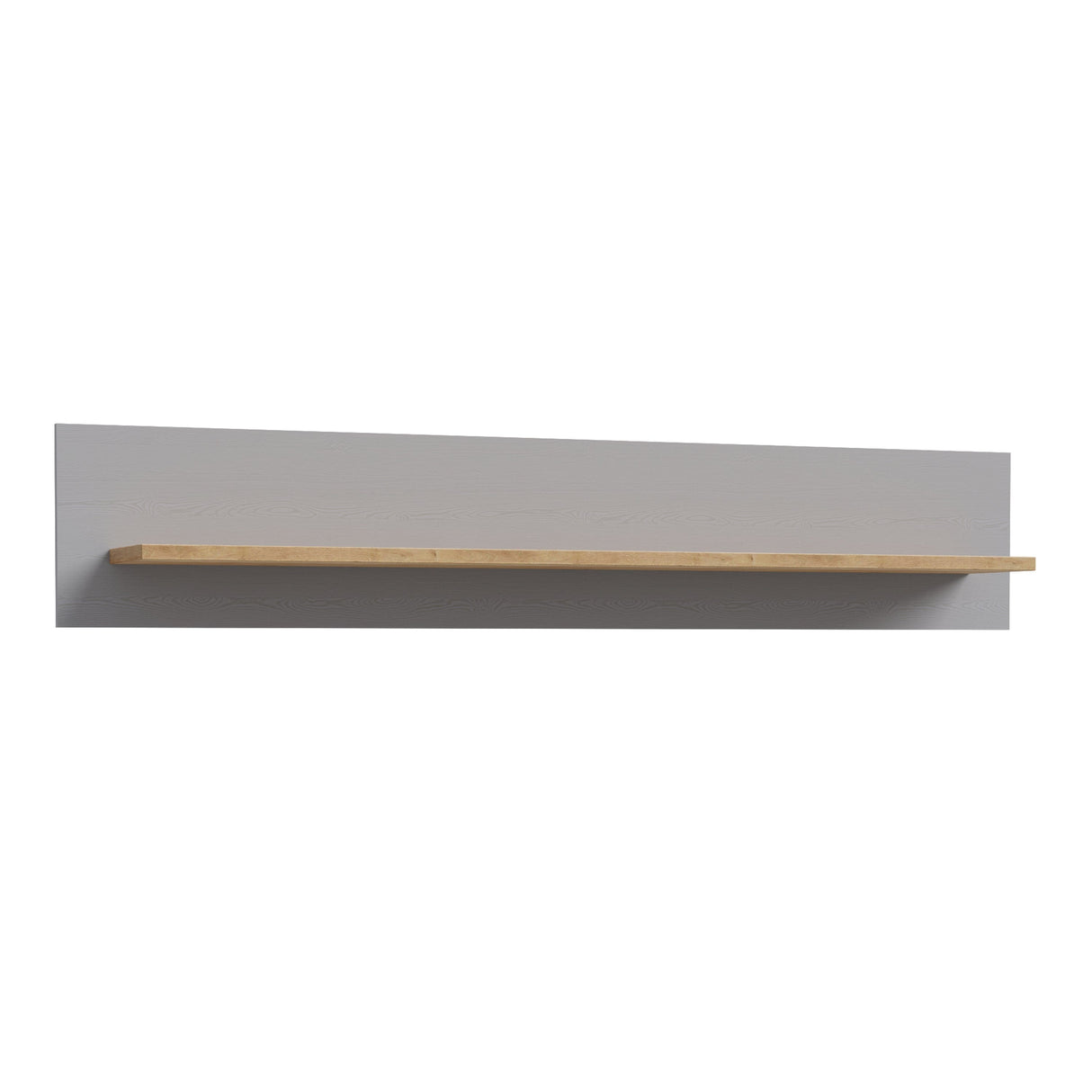 Furniture To Go Bohol 160cm Wall Shelf in Riviera Oak/Grey Oak