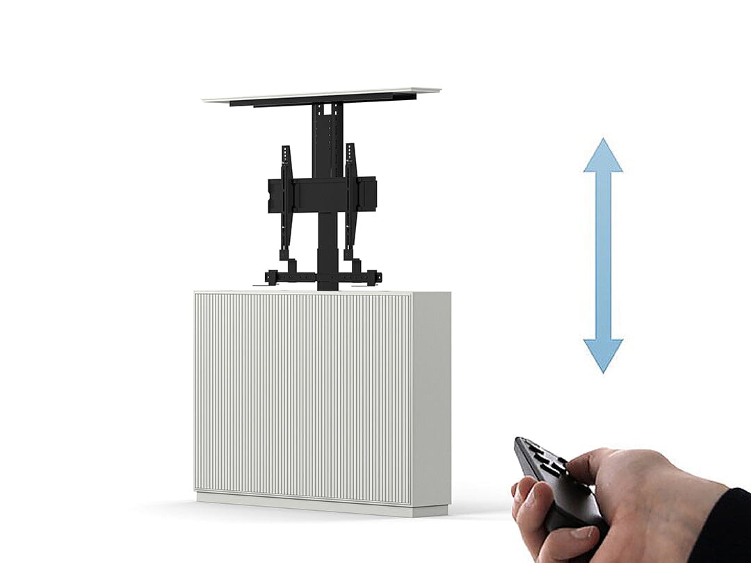Multibrackets White TV Lift Cabinet for screens up to 55"