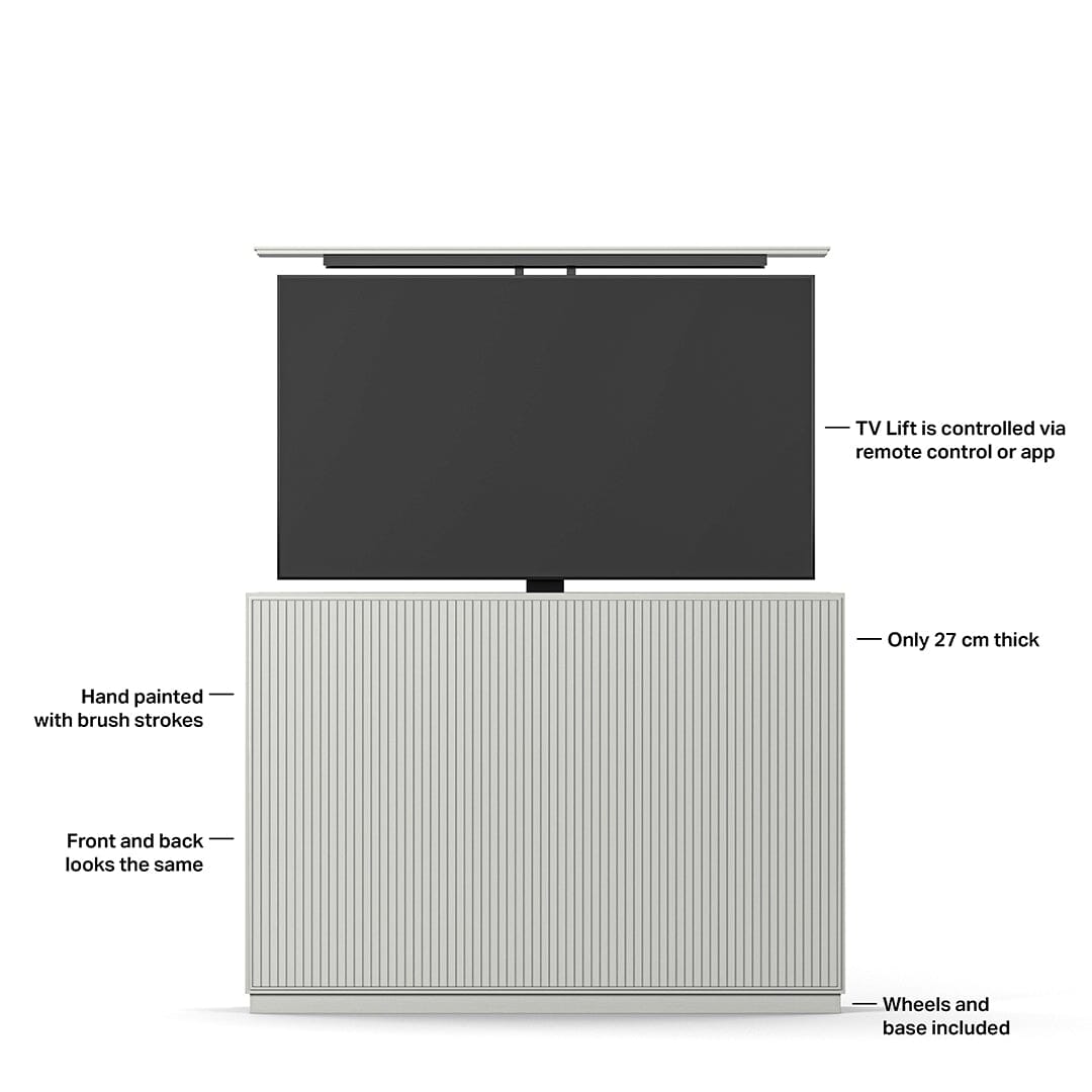 Multibrackets White TV Lift Cabinet for screens up to 55"