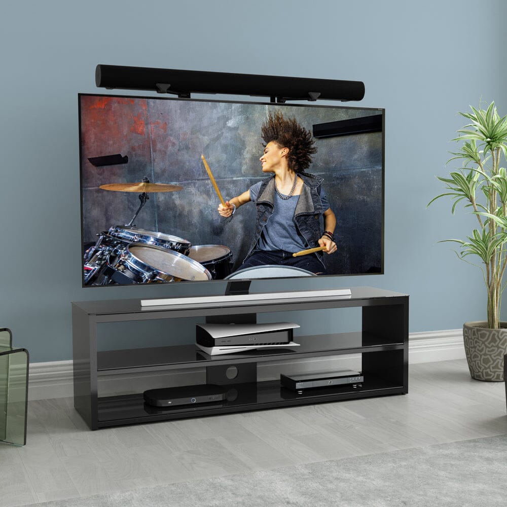 AVF Universal Soundbar Mounting Kit – Sonos Compatible (Black)