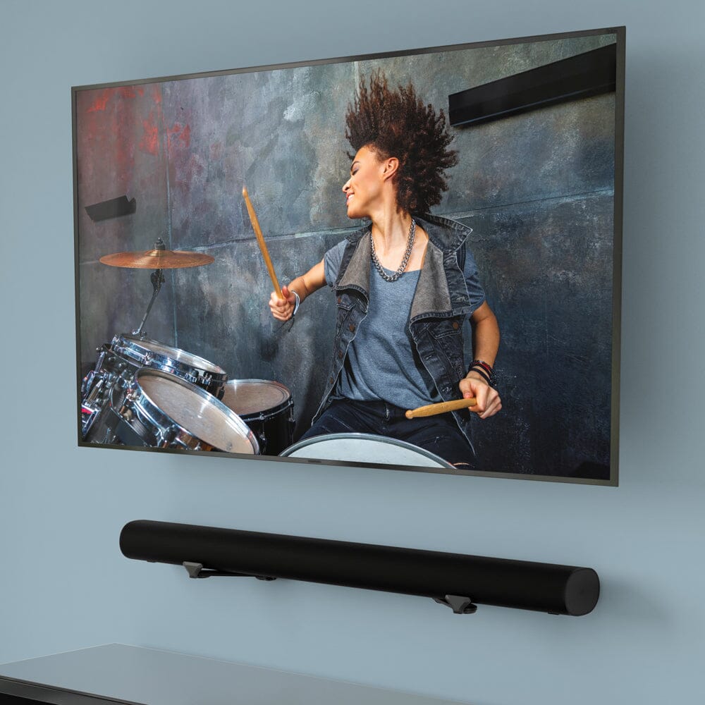AVF Universal Soundbar Mounting Kit – Sonos Compatible (Black)