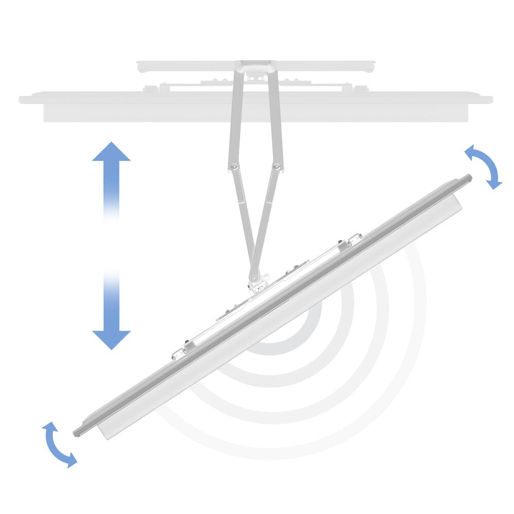 AVF Universal Soundbar Mounting Kit – Sonos Compatible (White)