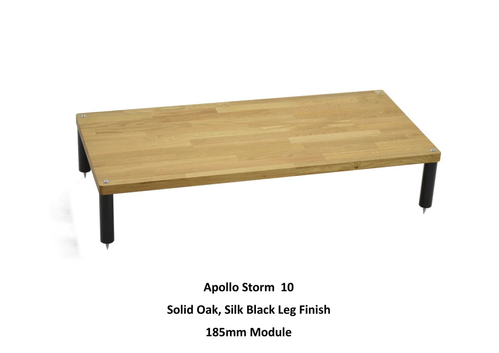 Apollo Storm 10 Modular AV Rack (Natural Oak Finish)