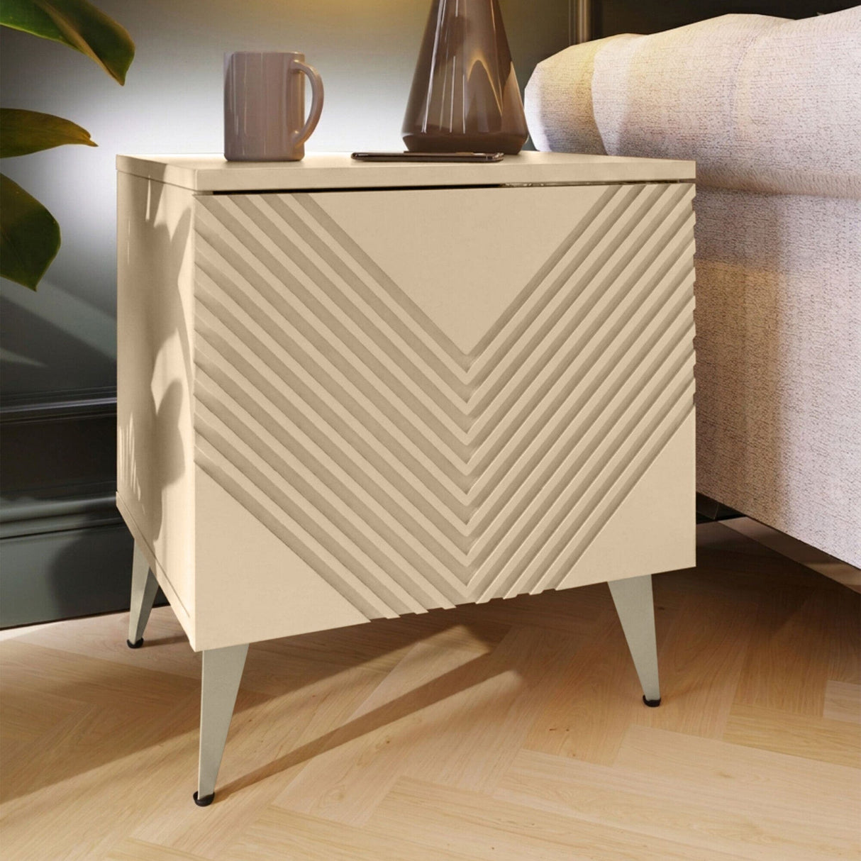 Frank Olsen Natural Stone AVA Lamp Table with Mood Lighting