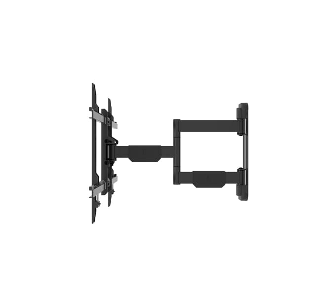 B-Tech Elements BT5226 - Black Ultra Slim Double Arm TV Wall Mount, Tilt and Swivel