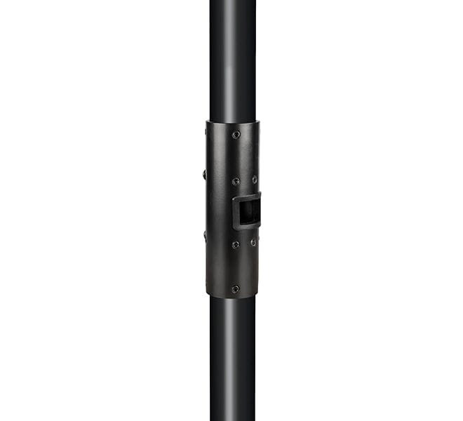 B-Tech BT4MFCLF-DS40-65 Twin Screen Landscape Orientation Floor to Ceiling TV Bracket with 4m Pole