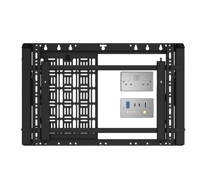 B-Tech BT7896 Recessed Pop Out TV Bracket with AV Storage Tray