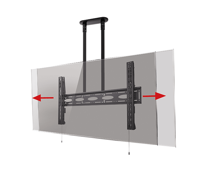 B-Tech BT8449 Heavy Duty TV Ceiling Bracket with Tilt for Screens up to 120 inch
