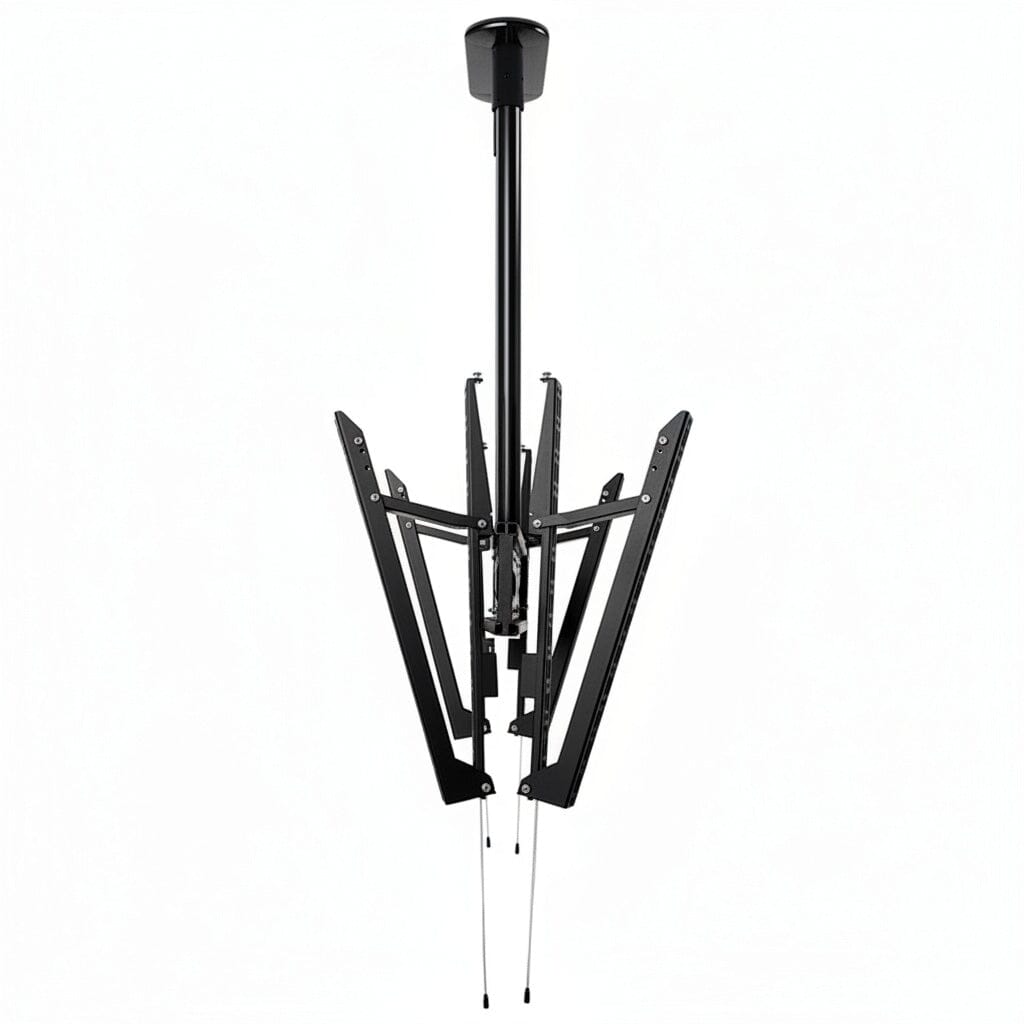 B-Tech BT8449-B2B Back to Back Heavy Duty TV Ceiling Bracket with Tilt for Screens up to 86"