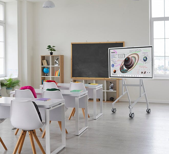 B-Tech BT8547 - Flat Screen TV Trolley with Flip Rotation