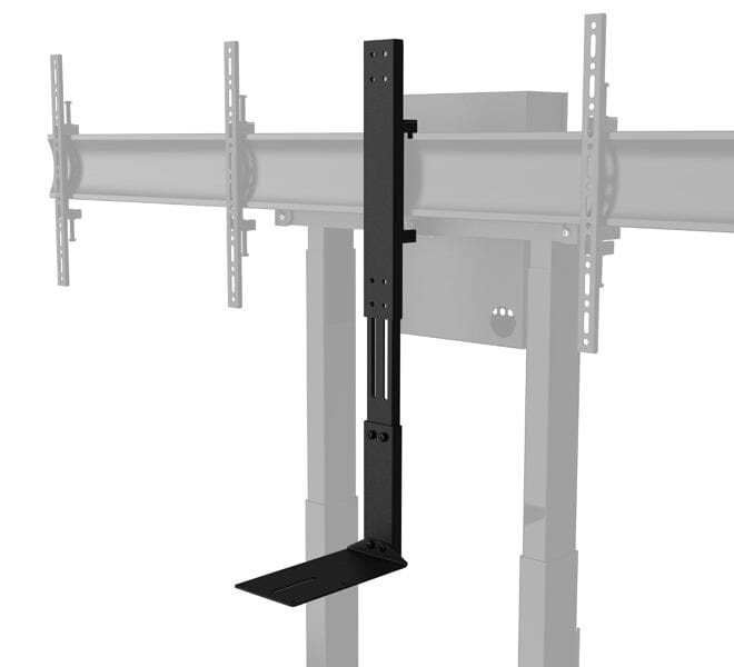 B-Tech BT8556 E-Lift XL Motorised Height Adjustable Twin Screen VC Trolley