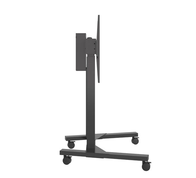 B-Tech BT8554 E-Lift Motorised Height Adjustable Twin Screen VC Trolley