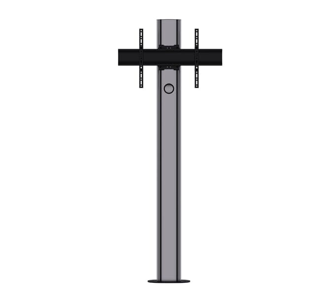 B-Tech BT8704 Premium Bolt Down Single Screen TV Stand 2m Tall