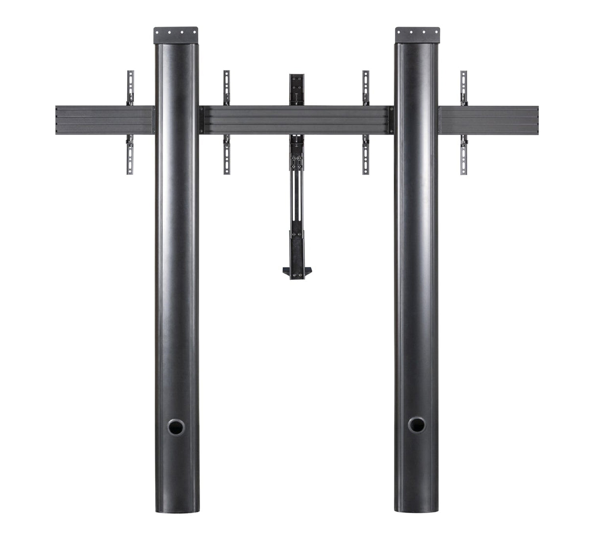 B-Tech BT8710 Premium Floor to Wall Twin Screen VC TV Stand 2m Tall