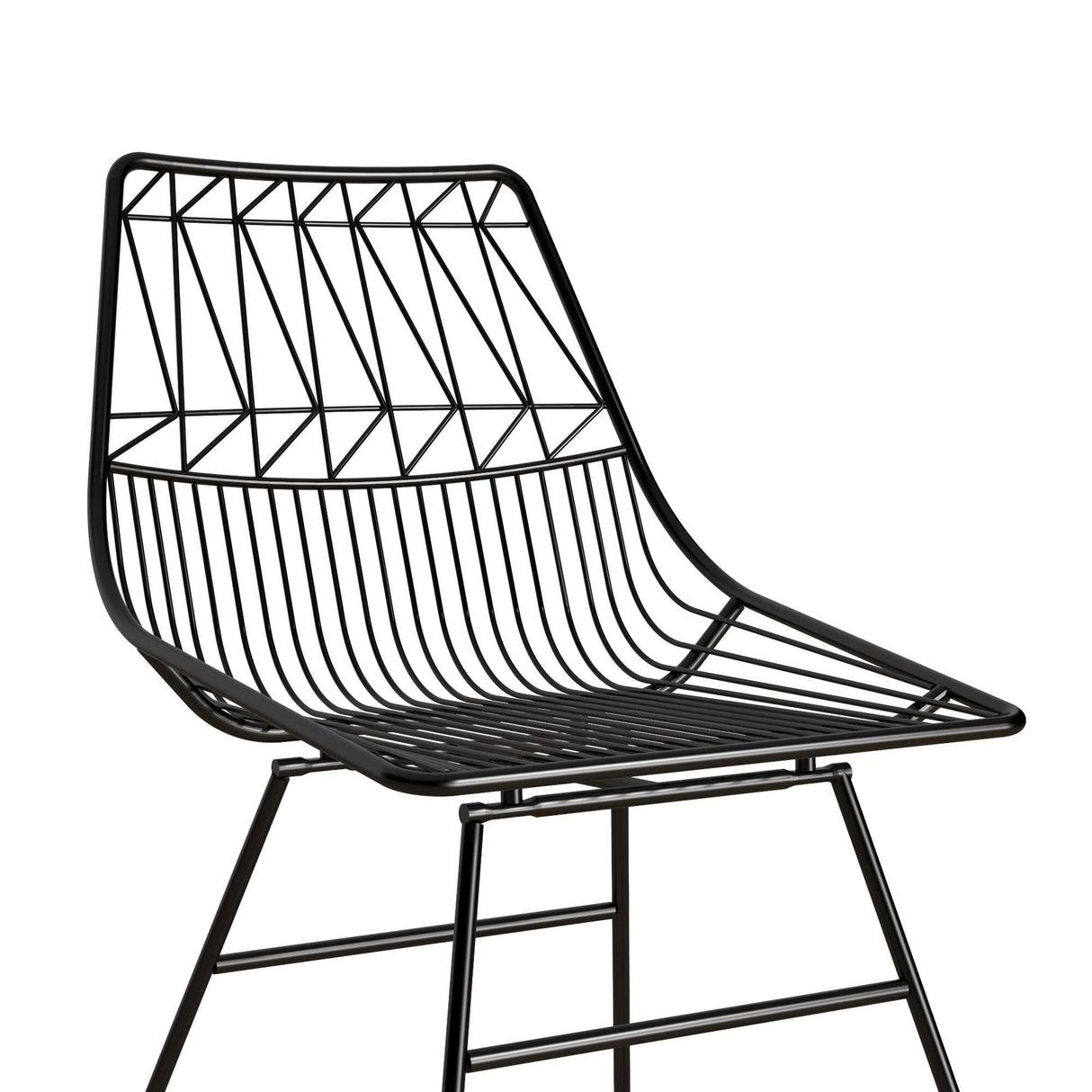 CosmoLiving Astrid Wire Metal Dining Chair