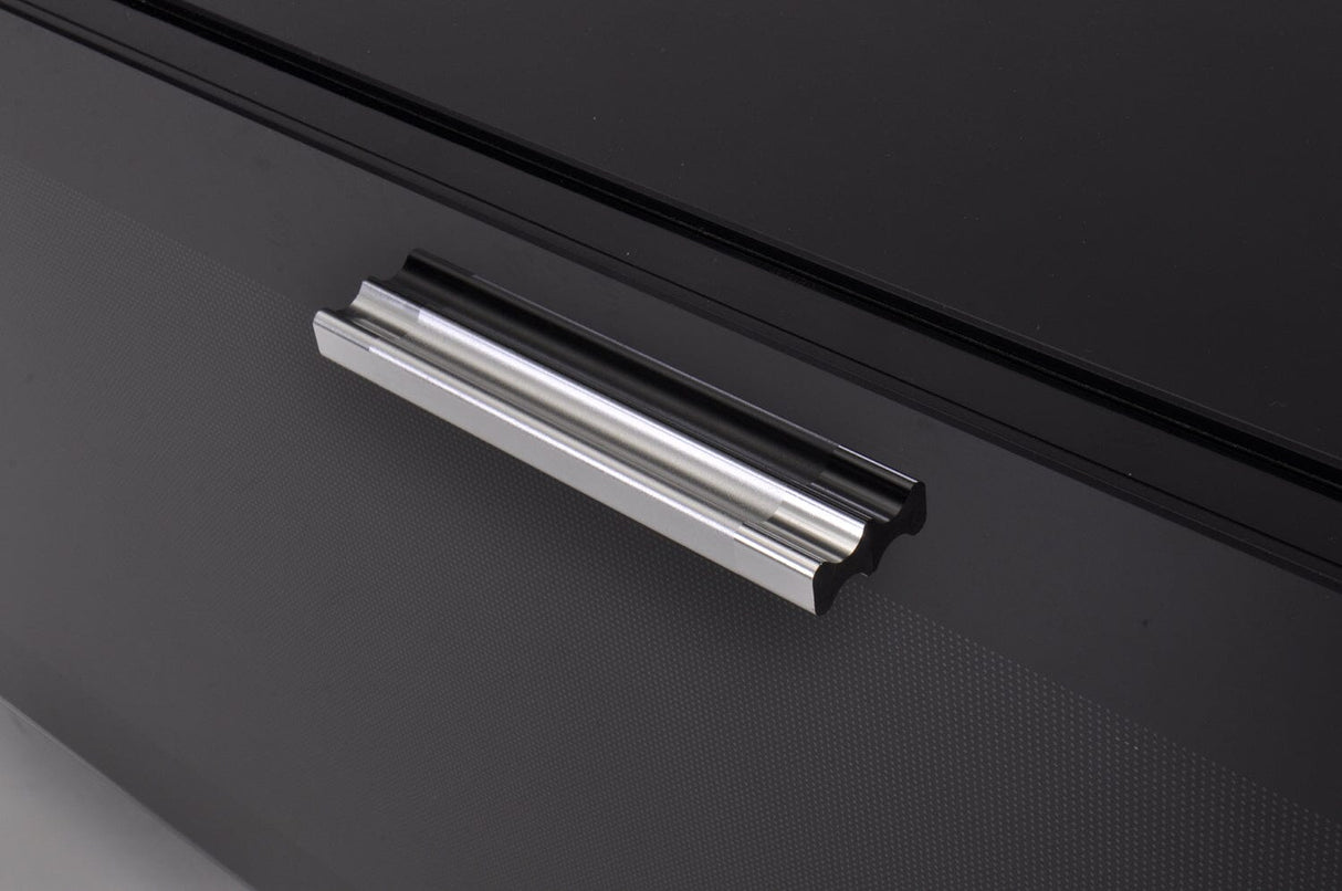 TTAP Sorrento Gloss Black 120cm Wide TV Cabinet (SOR-1200-BLK)