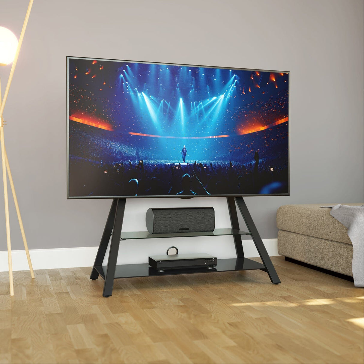 AVF Options Easel 92.5cm TV Stand with Mount, for TVs 37- 65"