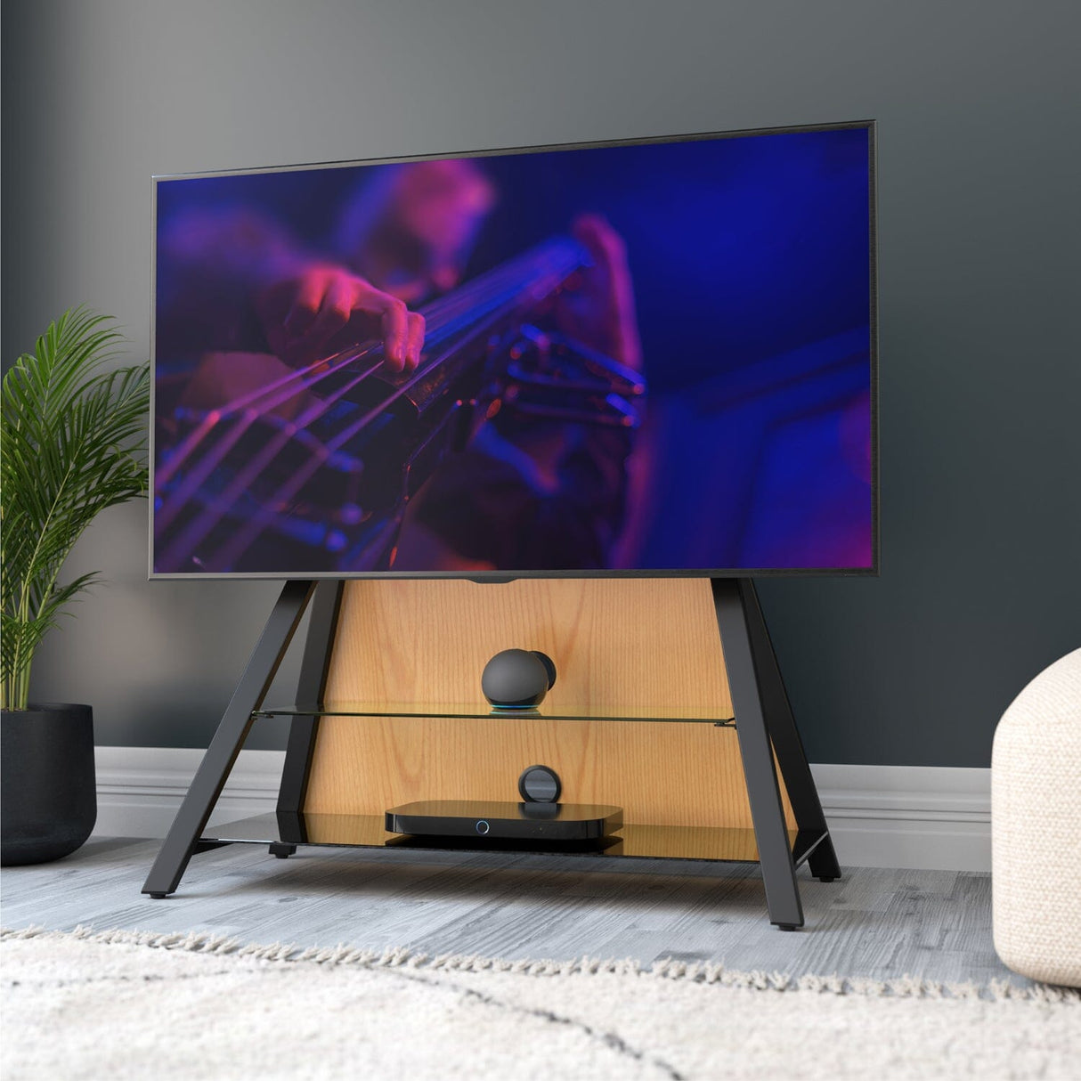 AVF Options Easel 92.5cm TV Stand with Mount, for TVs 37- 65"