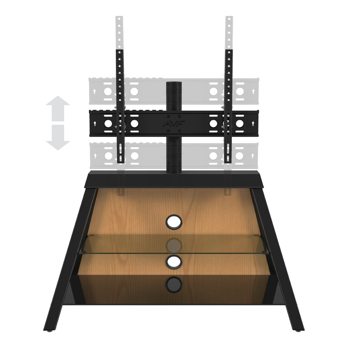 AVF Options Easel 92.5cm TV Stand with Mount, for TVs 37- 65"