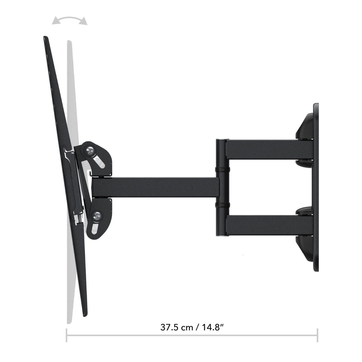 AVF EL404B Ecomount Multi Position TV Wall Mount, for TVs 32-55"