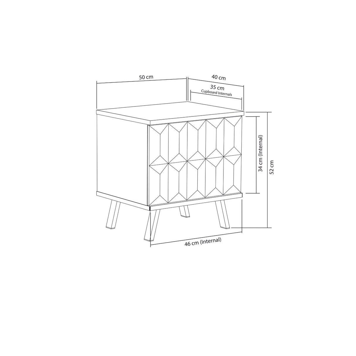 Frank Olsen Elevate Black Lamp Table with Mood Lighting