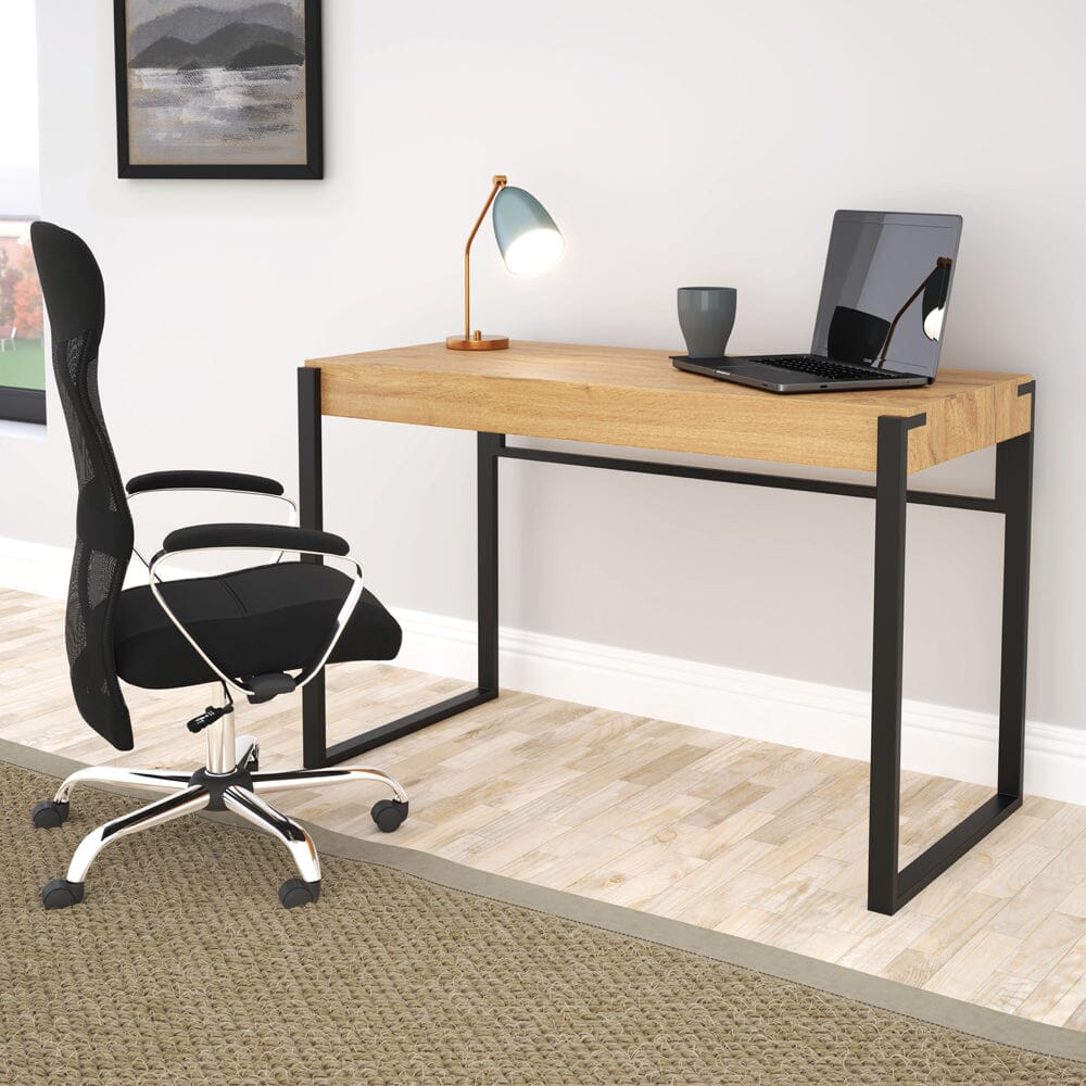 AVF Ridgewood 100cm Wide Rustic Light Wooden Desk (FD1000RIDLW)