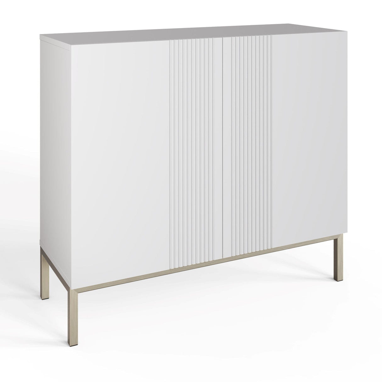 Frank Olsen Iona White Small Sideboard with Mood Lighting