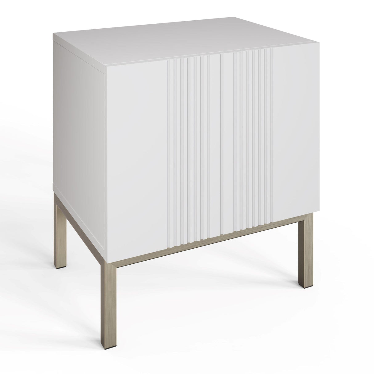 Frank Olsen Iona White Lamp Table with Mood Lighting
