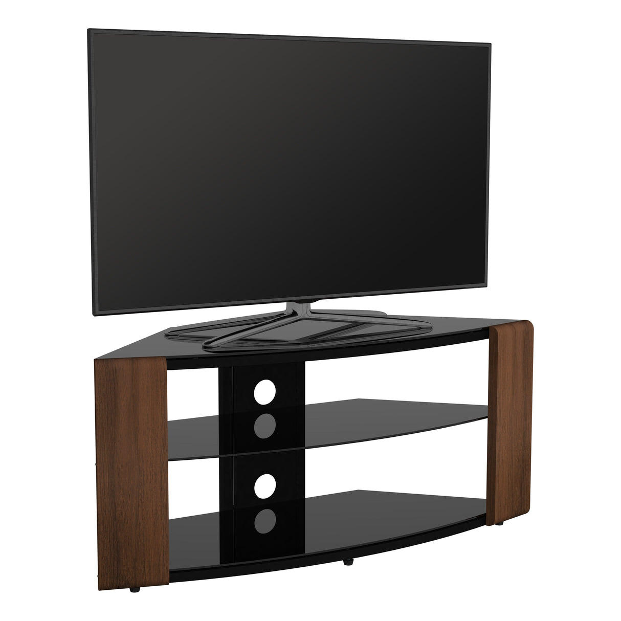 AVF Como 1.08m Corner TV Stand - Walnut