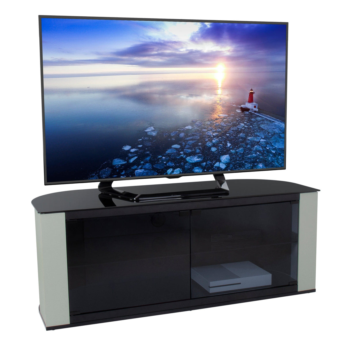 AVF Gallery 1.2m Corner TV Stand - Pebble Grey