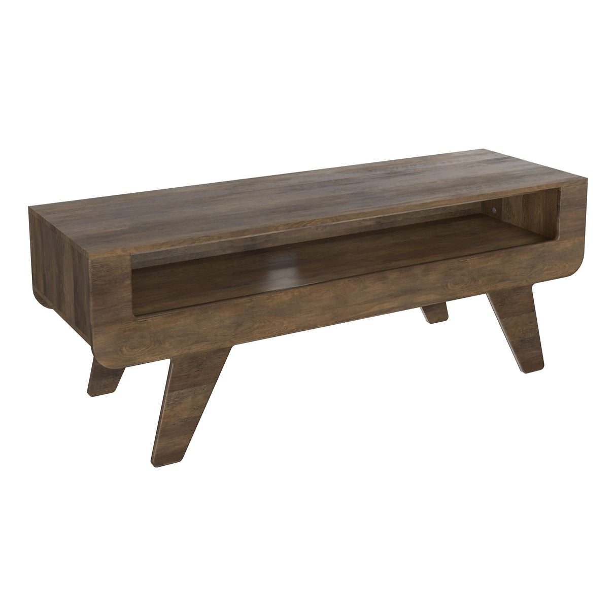 AVF Horton 1.2m Tapered Leg TV Stand - Dark Wood