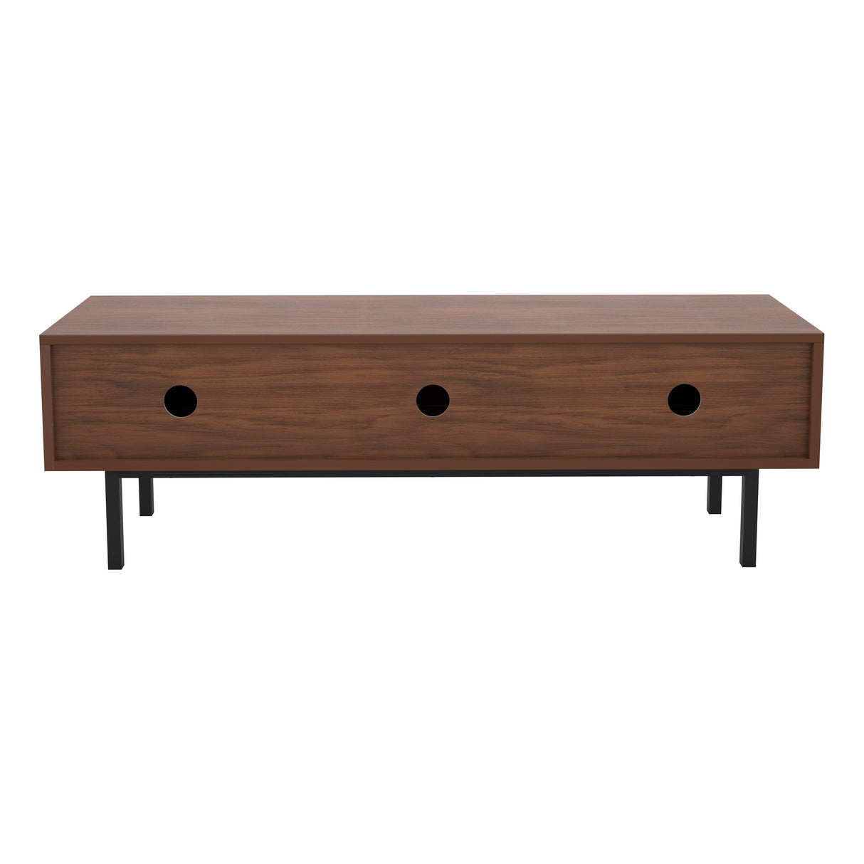 AVF Skyline 1.4m TV Stand - Walnut & Black Marble