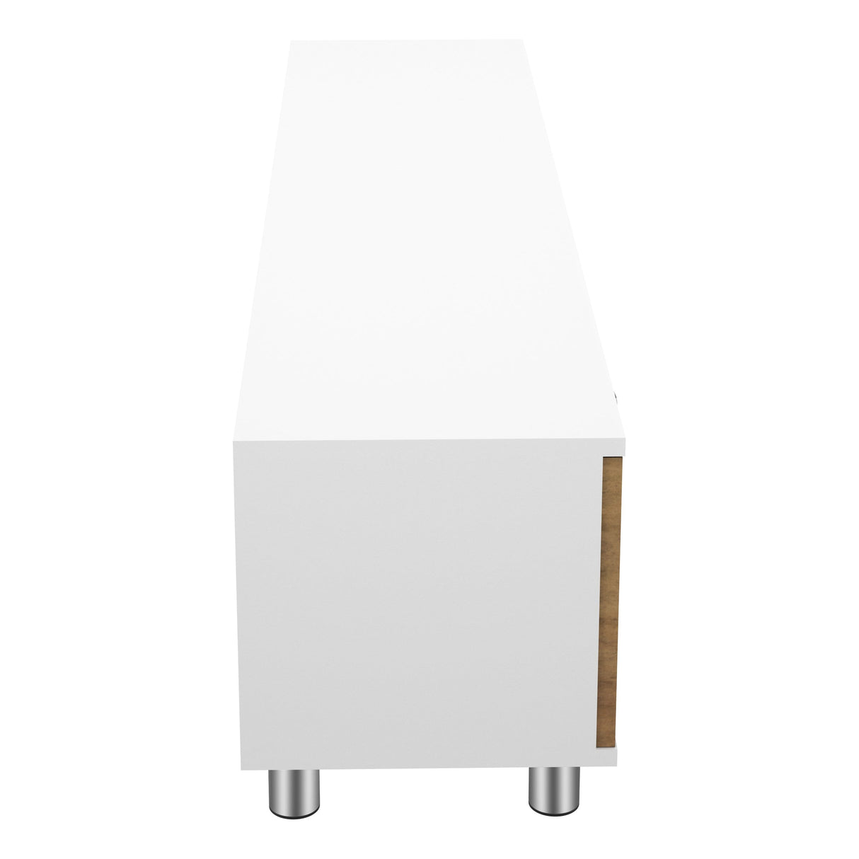 AVF Omaha 1.5m TV Stand - White & Walnut