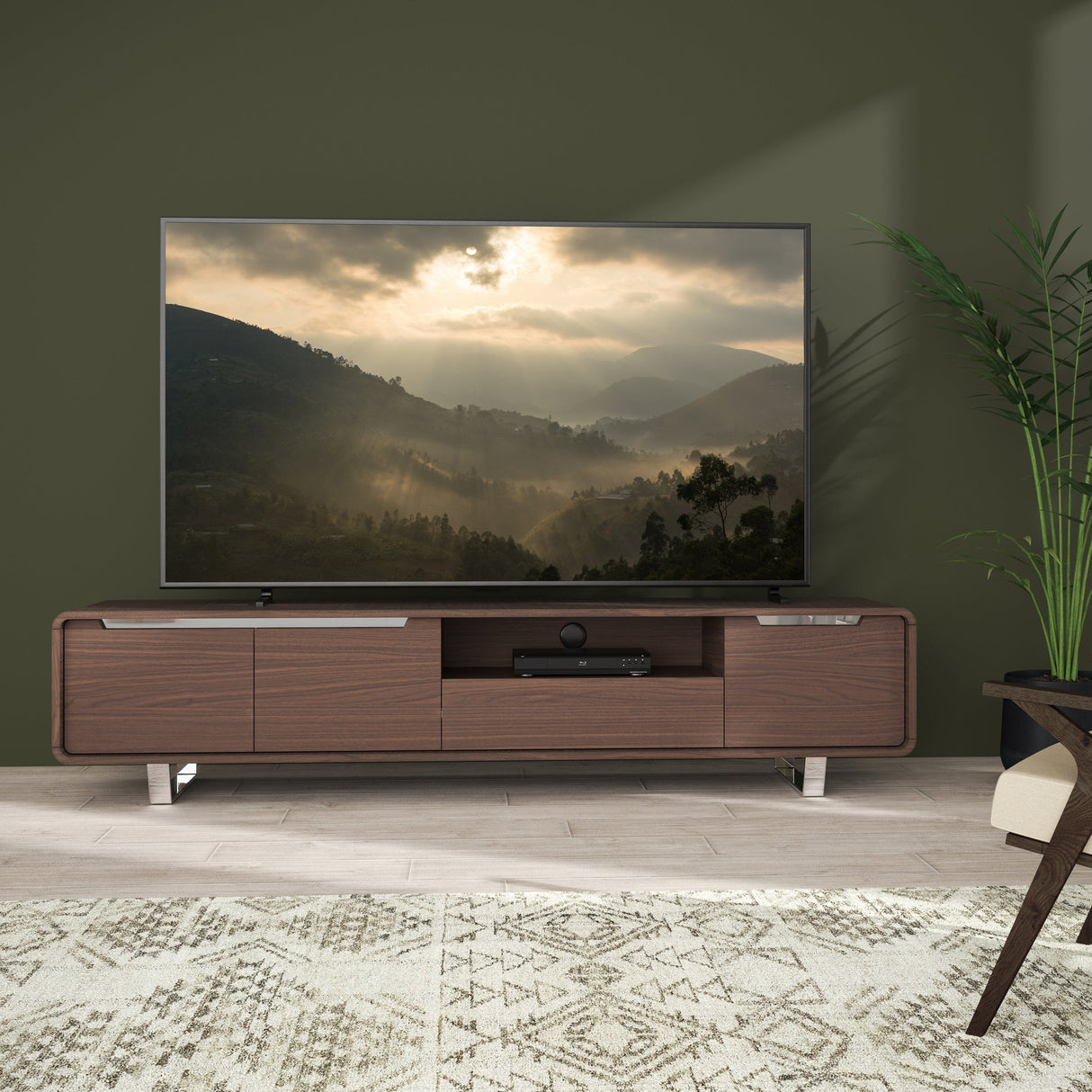 AVF Marquis 2m TV Stand - Walnut