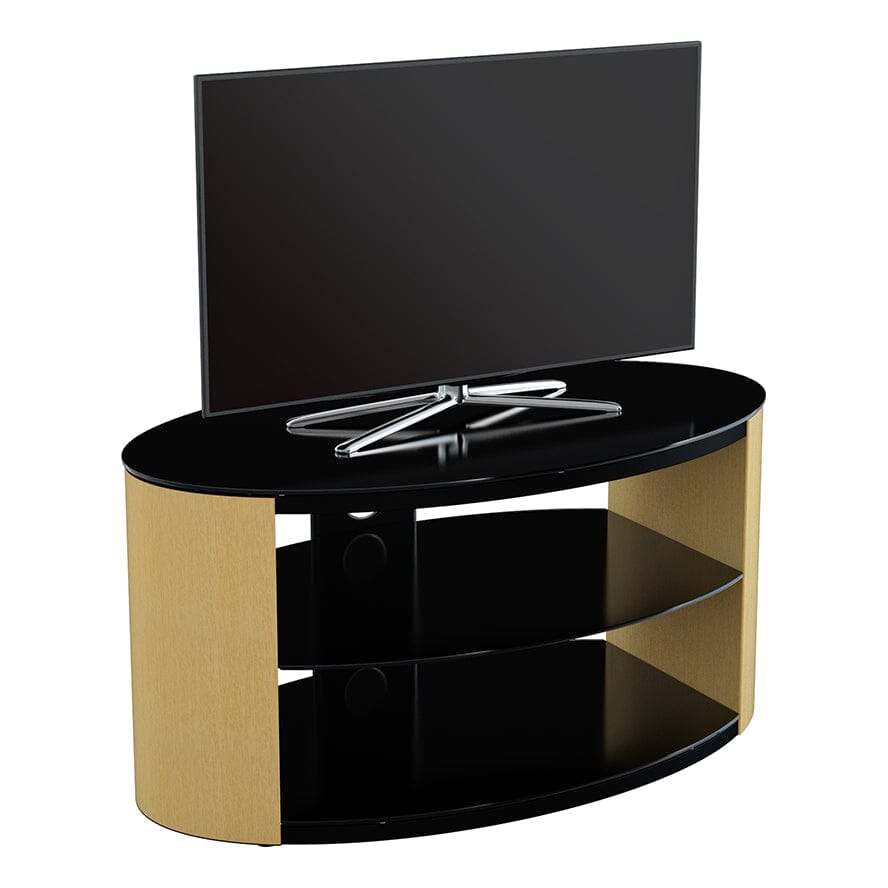 AVF Reed 80cm Oval TV Stand - Oak