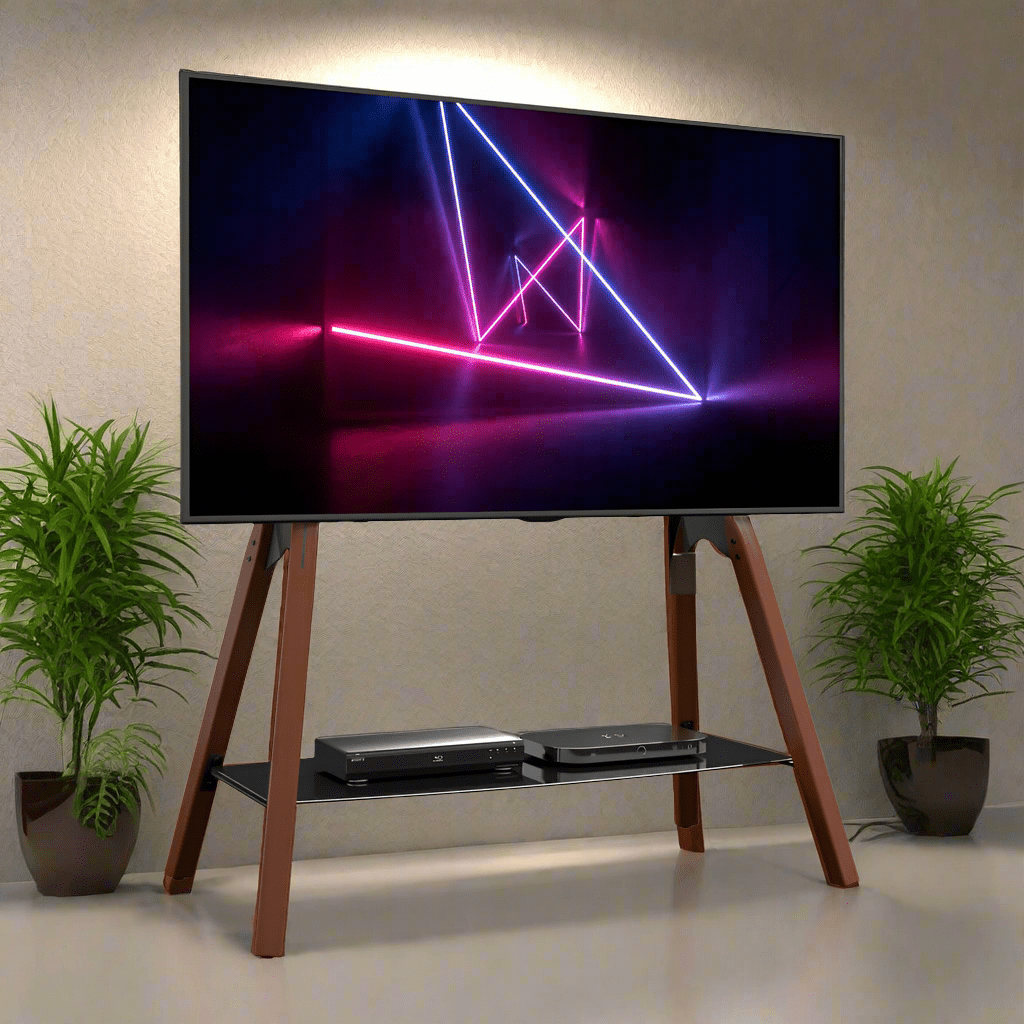 AVF Hoxton Quad FSL1120HOQDWB TV Stand (Dark Wood)