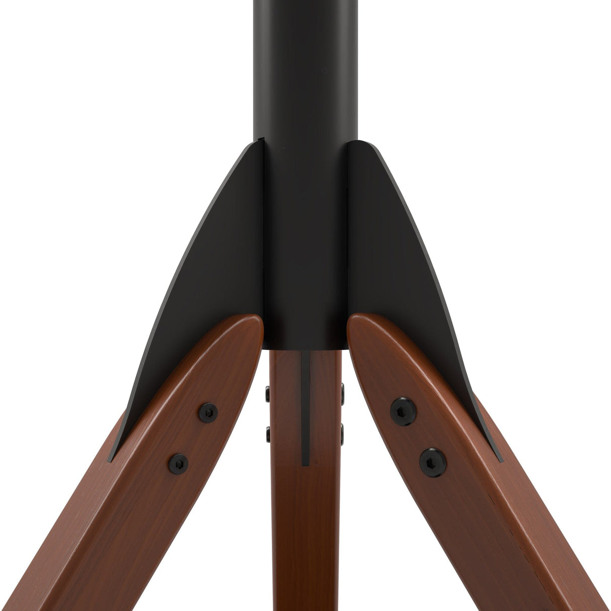 AVF Hoxton Sound Freestanding Tripod Dark Wood TV Stand with Soundbar Bracket