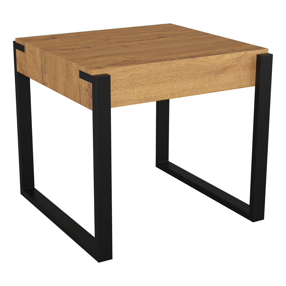 AVF Ridgewood 50cm Wide Rustic Light Wooden Side Table (FT50RIDLW)