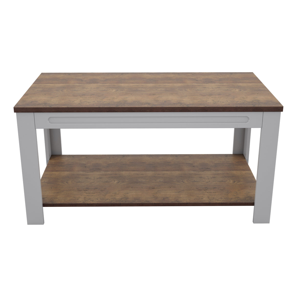 AVF Whitesands Coffee Table - Satin Grey & Wood