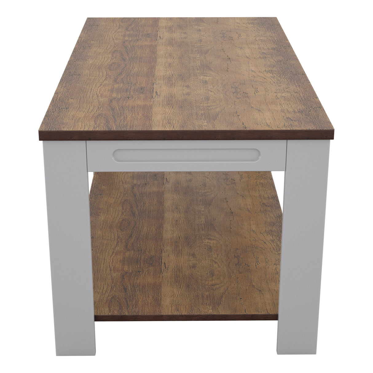 AVF Whitesands Coffee Table - Satin Grey & Wood
