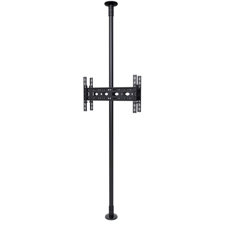 B-Tech BT4MFCLF-B2B40-65 Back to Back Twin Screen Floor to Ceiling TV Bracket with 4m Pole