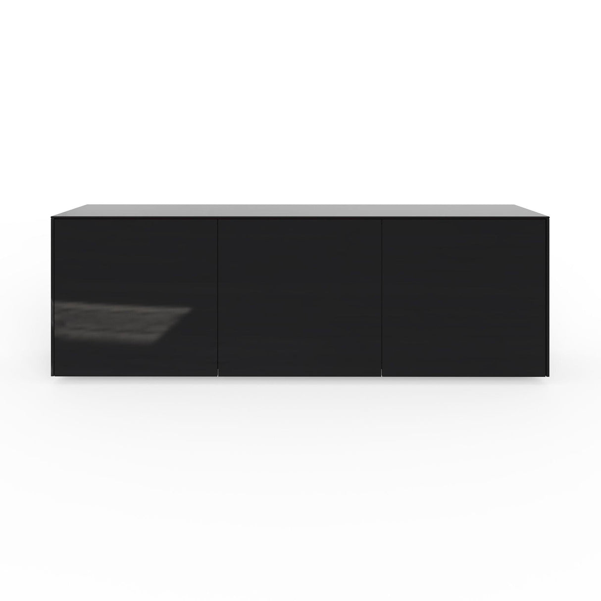 Frank Olsen High Gloss Black 1500mm TV Cabinet with LED Lighting