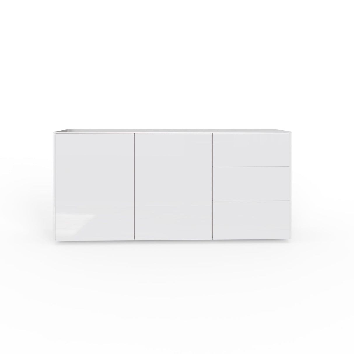Frank Olsen Intel Range Gloss White Sideboard With LED Lighting
