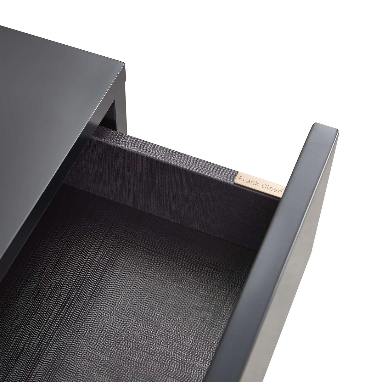 Frank Olsen Iona Black Console Table with Mood Lighting