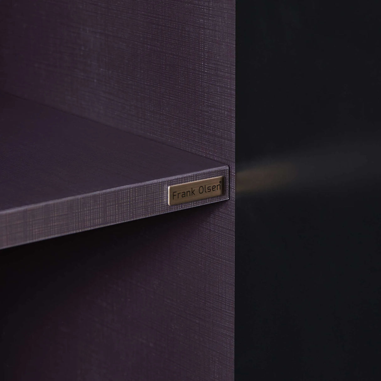 Frank Olsen Iona Black Tall Sideboard with Mood Lighting