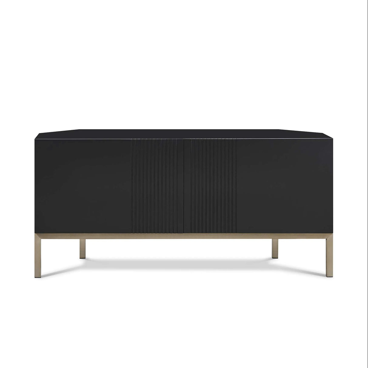 Frank Olsen Iona Black Corner TV Cabinet with Mood Lighting for TV's up to 50"
