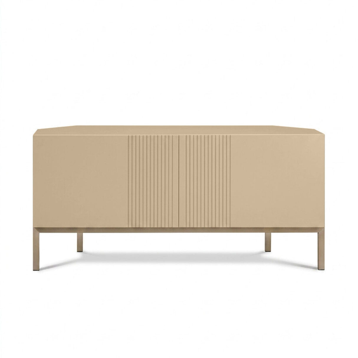 Frank Olsen Iona Natural Stone Corner TV Cabinet with Mood Lighting for TV's up to 50"