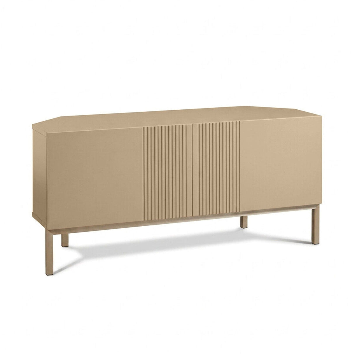Frank Olsen Iona Natural Stone Corner TV Cabinet with Mood Lighting for TV's up to 50"